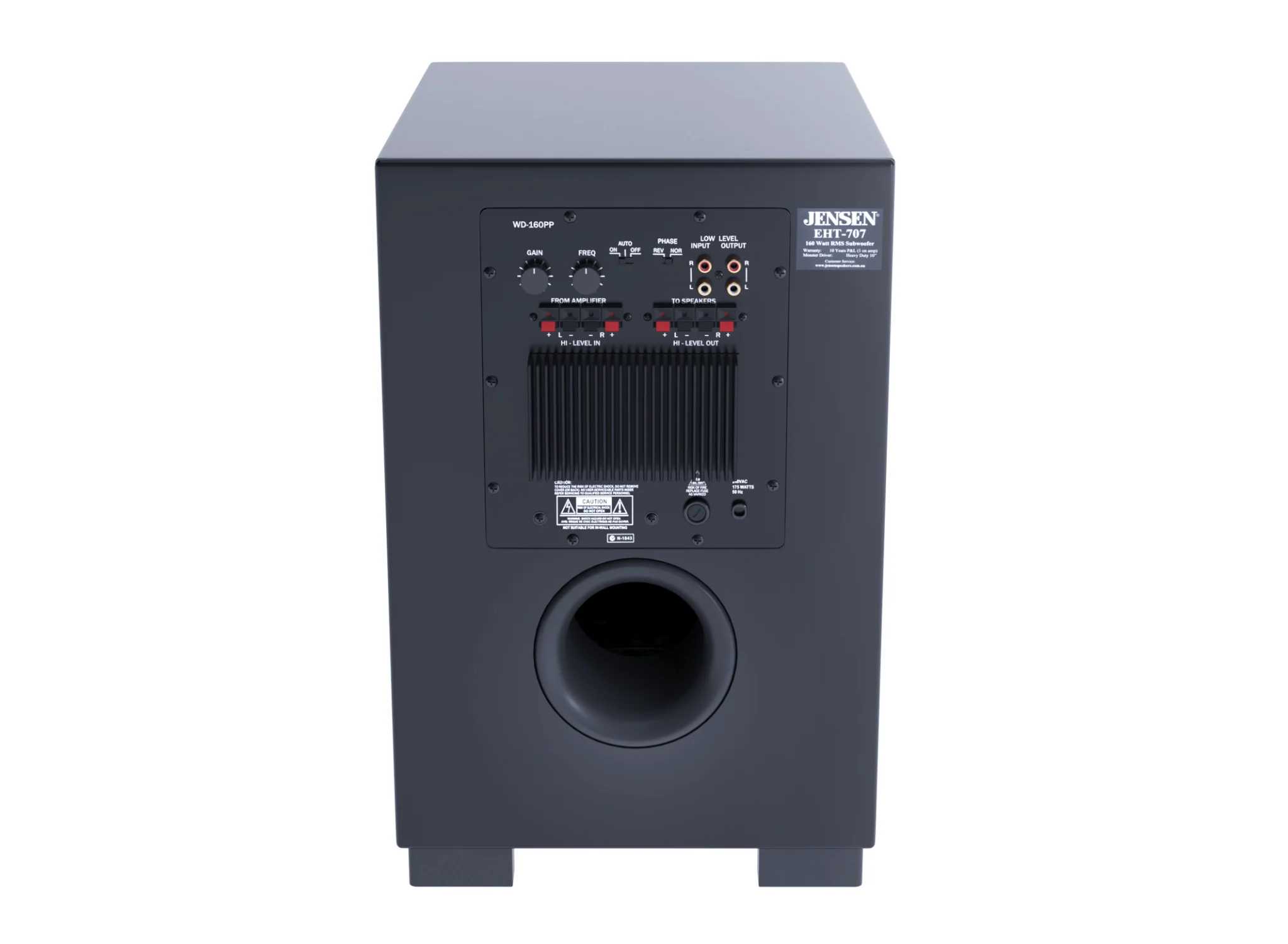 JENSENĀ® EHT-707 Home Theatre Subwoofer - Image 5